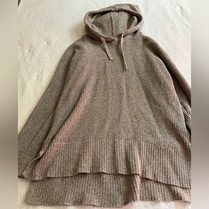 sonoma sweater with hood grey size large